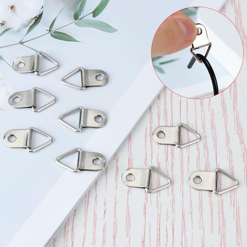 PISTA Set 50 Móc Treo Gương Hình Chữ D 3 Kích Cỡ