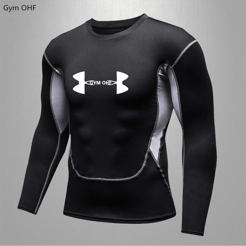 Áo thun thể thao GYM OHF dài tay cho nam