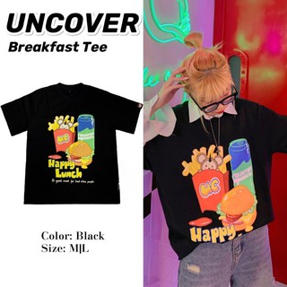 Áo Tee Happy Lunch Uncover Đen & Đỏ