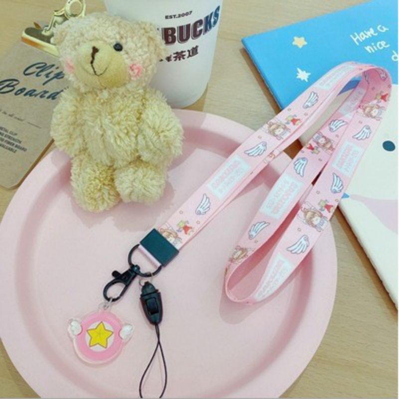 Dây đeo thẻ, dây đeo đa năng cute