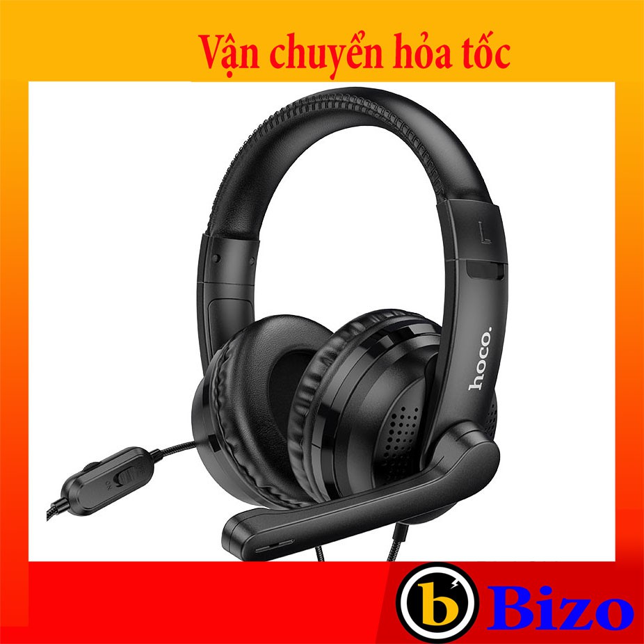 [hoco] Tai nghe Bluetooth game thủ, tai nghe chụp tai HOCO W103 có mic kèm jack cắm 3.5mm