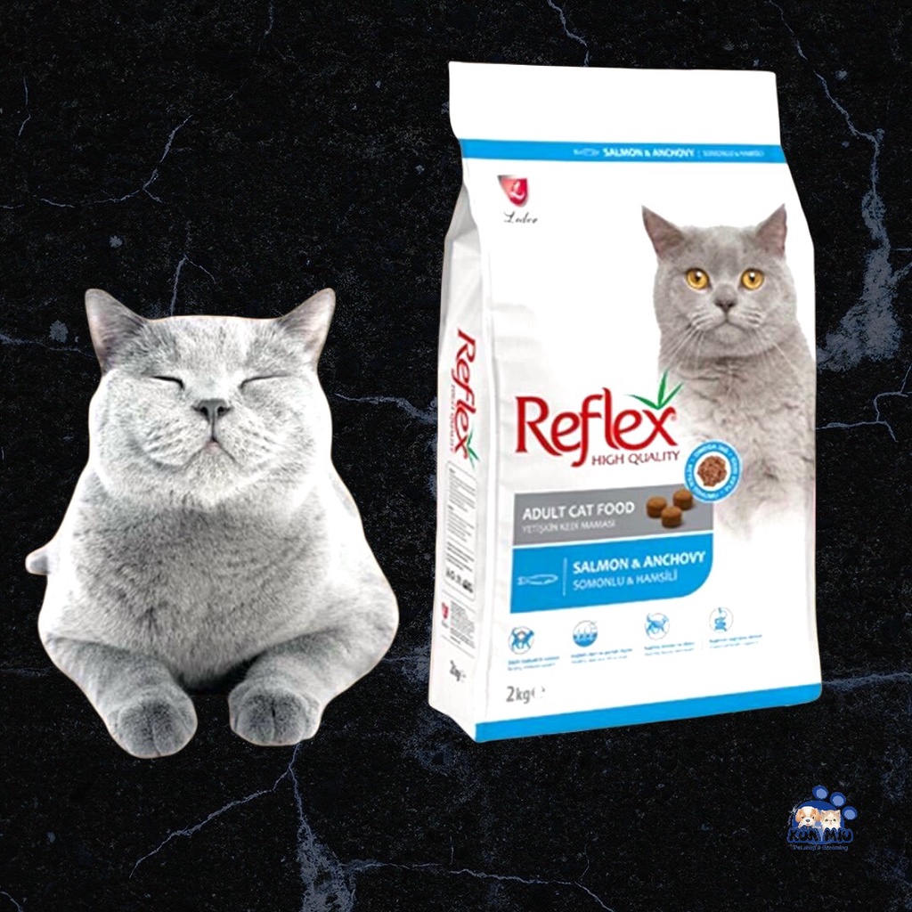 Thức Ăn Cho Mèo Lớn Reflex Adult Salmon &amp; Anchovy (Cá Hồi + Cá Cơm)- 2kg