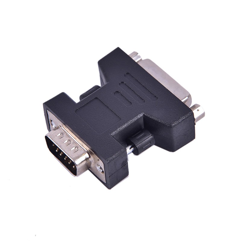 Colorfulswallowfly DVI to VGA Adapter VGA Male to DVI 24+5 Pin Female Converter for Computer Laptop CSF