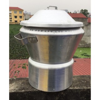 Chõ nấu xôi loại 3kg gạo - NHÔM ĐÚC SIÊU DÀY