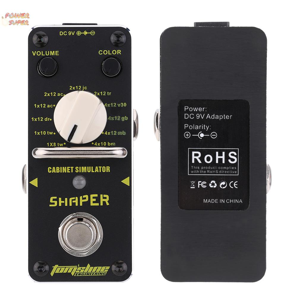 AROMA ASR-3 Shaper Cabinet Simulator Mini Single Electric Guitar Effect Pedal with True Bypass