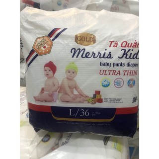 Tã bỉm quần Merris kid M40/m60/L36/L54