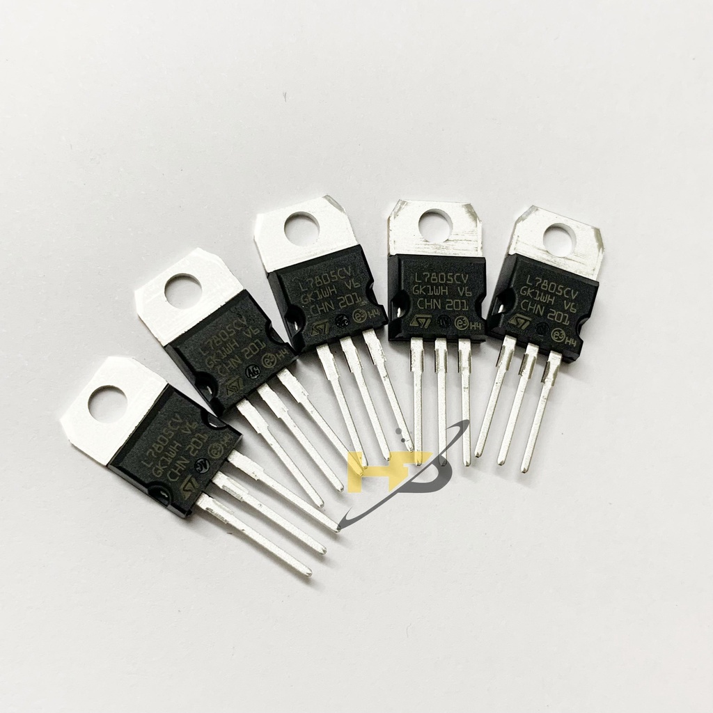 IC Nguồn L7805CV L7805 Ổn Áp Tuyến Tính 7805 1.5A 5V TO-220 Chính Hãng