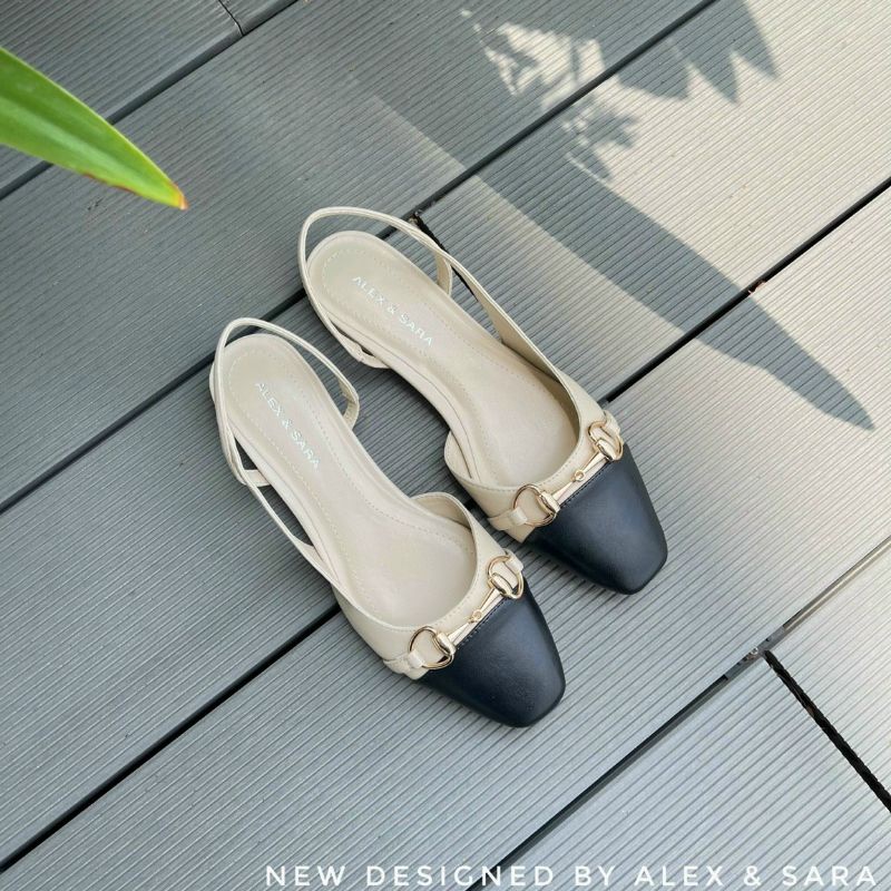 Slingback khoá nhập 2p  Sz35-39