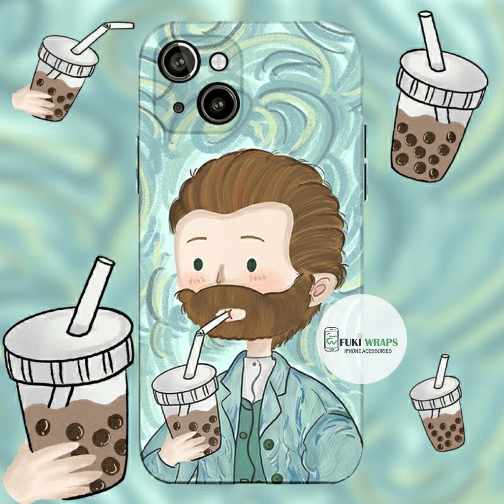 Tấm dán Skin Mặt Sau Trà Sữa FULL VIỀN Dành Cho 13prm , 12prm , 11prm , x, xsm, ip11 , ip12 , ip13 - FukiShop