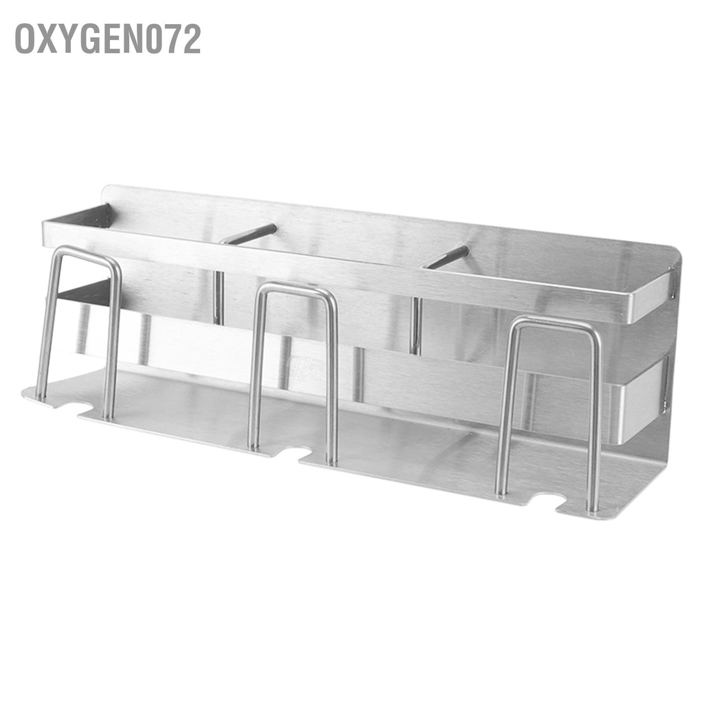 Oxygen072 Giá đỡ bàn chải đánh răng bằng Thép không gỉ gắn tường Trong dòng Thép không gỉ 3 người Thông số kỹ thuật Treo Bộ lưu trữ Bàn tường