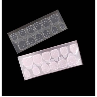 bộ 24 sticker dán móng giả silicon