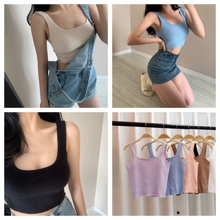 Mới Áo Dệt Kim Sát Nách Phối Dây Rút Kiểu Hàn Quốc Cá Tính