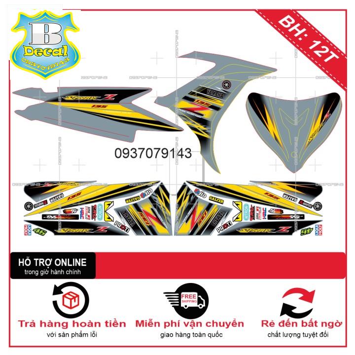 ( Quí khách vui lòng mang ra tiệm cho thợ dán ) Tem EX 2011 CHỮ Z [Bi Decal]