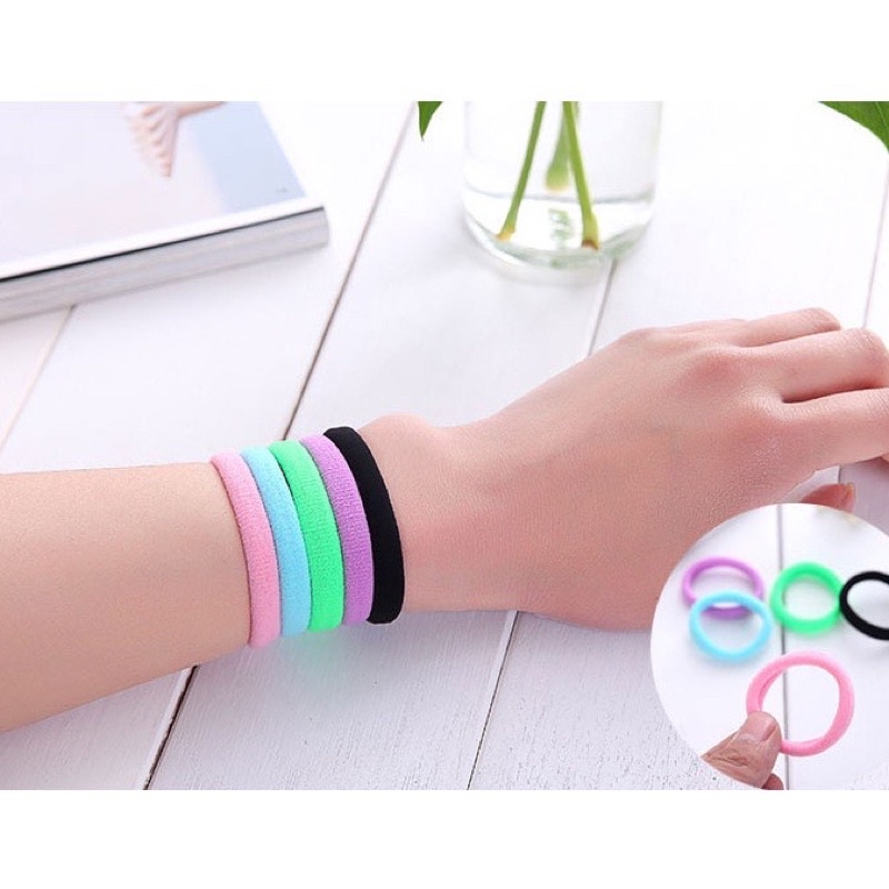 Dây cột tóc sắc màu