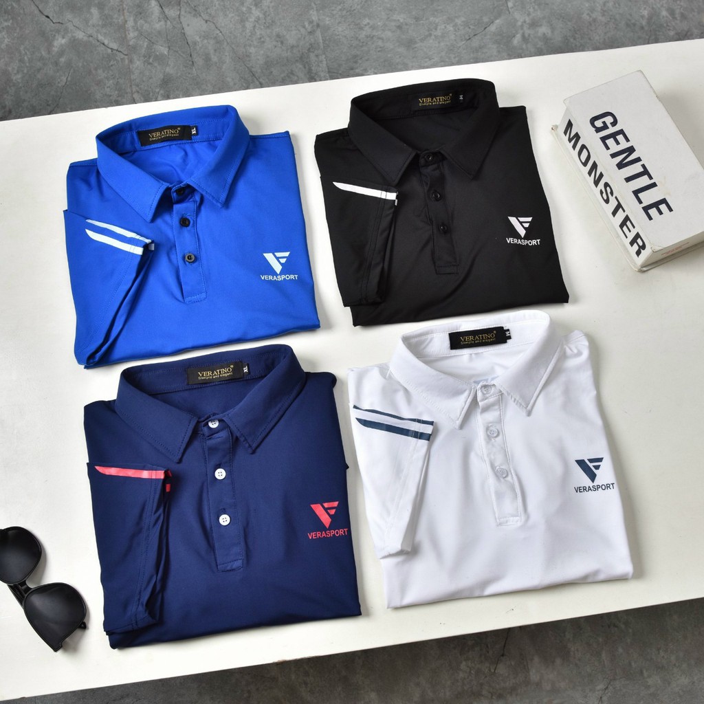 Áo Polo Công Sở Nam Kiểu Dáng Thể Thao Chất Thun Lạnh Mát Mẻ Hàng VNXK | BigBuy360 - bigbuy360.vn