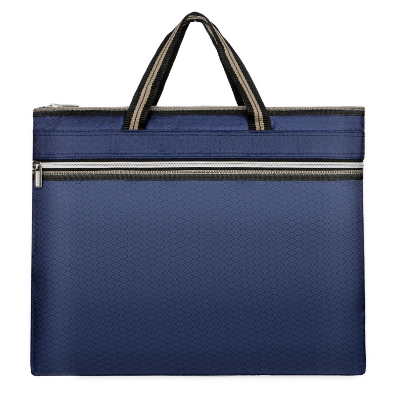 Túi đựng tài liệu bằng vải Canvas cỡ lớn có khóa kéo tiện dụng cho nam | BigBuy360 - bigbuy360.vn