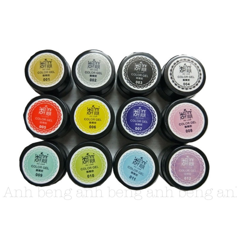 Sét gel vẽ 12 màu. Hulian cao cấp ☄️FREESHIP☄️