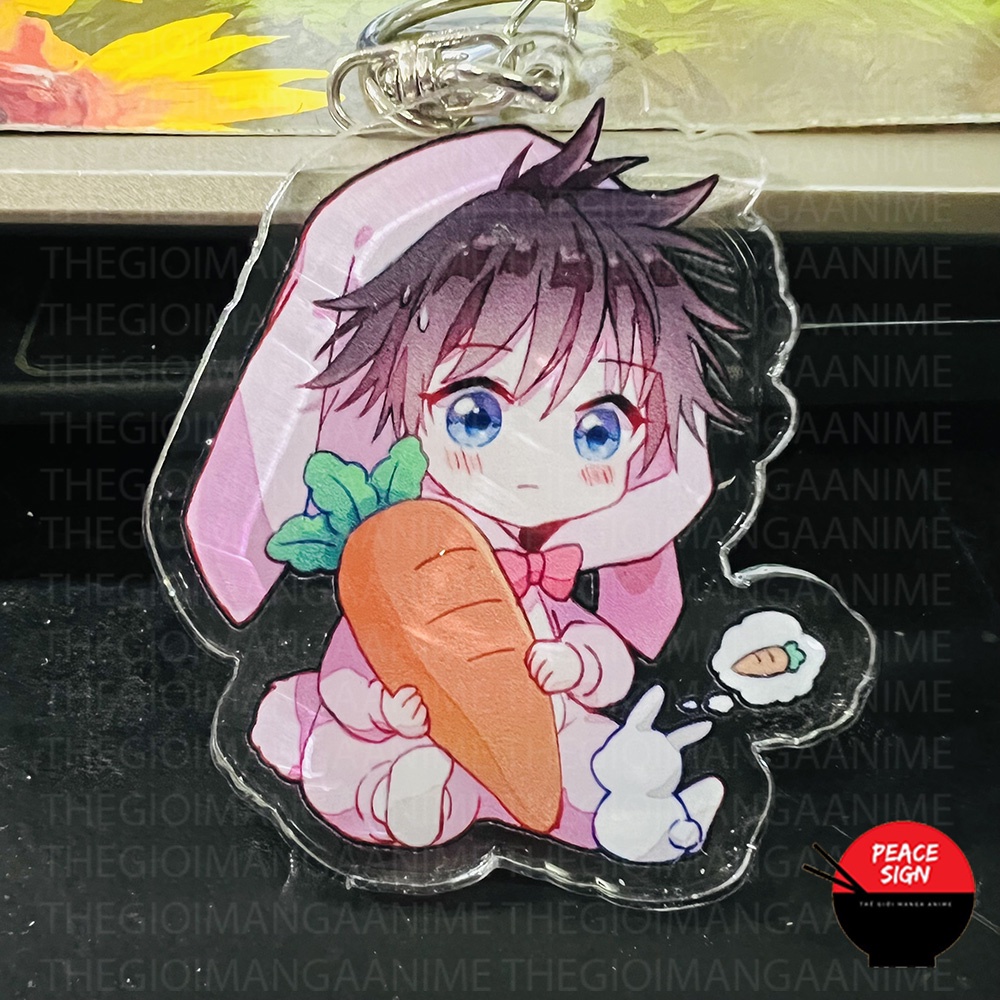 ( ĐỒ NGỦ THÚ ) Móc khóa JUJUTSU KAISEN cute CHÚ THUẬT HỒI CHIẾN anime chibi mica trong acrylic xinh xắn đáng yêu