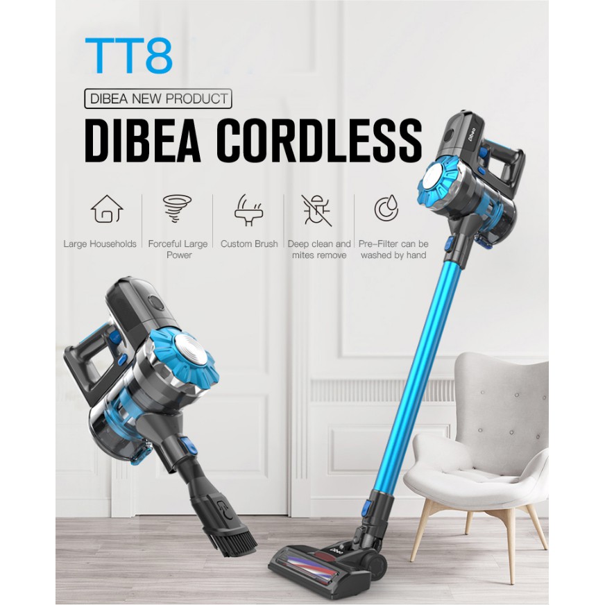 Máy hút bụi không dây Dibea TT8 | BigBuy360 - bigbuy360.vn