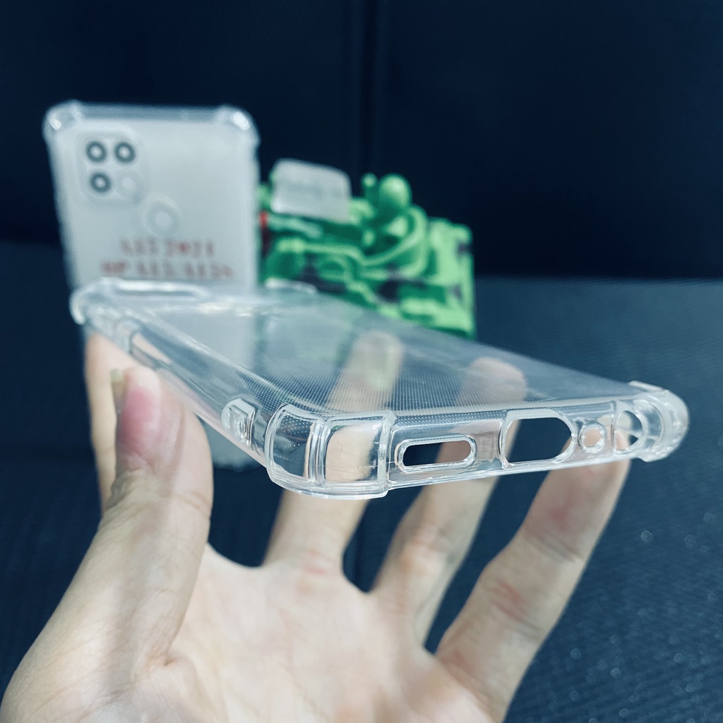 Ốp lưng chống sốc OPPO A15/ A15s/ A35 2021 dẻo trong suốt cao cấp bo 4 góc chống va đập