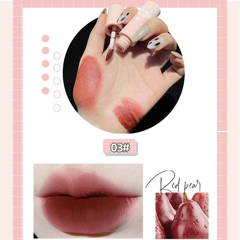 Son Faiccia chân mèo matte lip glaze chất nhung lì hàng nội địa Trung