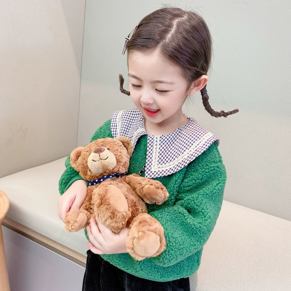 Áo hoodie màu trơn giữ ấm thời trang dành cho bé gái