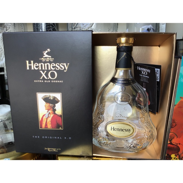 Vỏ chai rượu Hen Xo 700ml full hộp | BigBuy360 - bigbuy360.vn