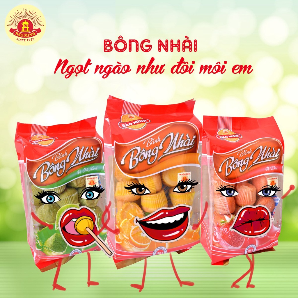 Bánh Bông Nhài Bảo Minh 180gr