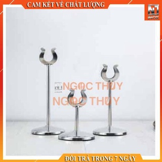 Cây menu,cây đặt số bàn inox