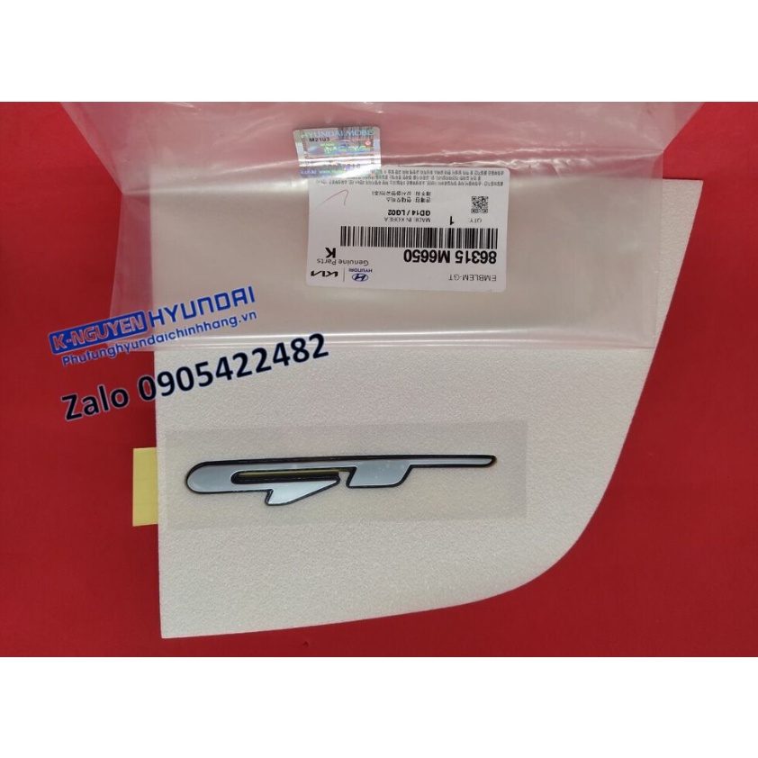 Logo chữ GT dán xe Kia Cerato đời mới 2022 - Mã số: 86315M6650