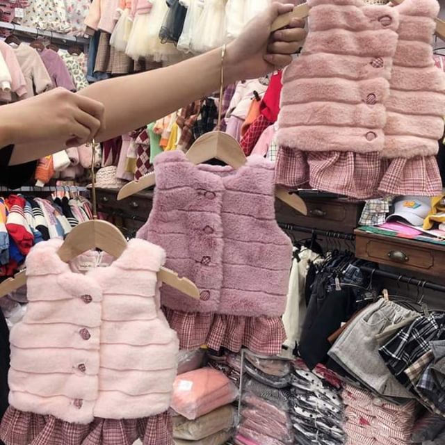 Áo gile lông bé gái sieu mềm .. cực đẹp... cực ấm ..hjbmbbvbnnvcbvhjjgdhhchjgg