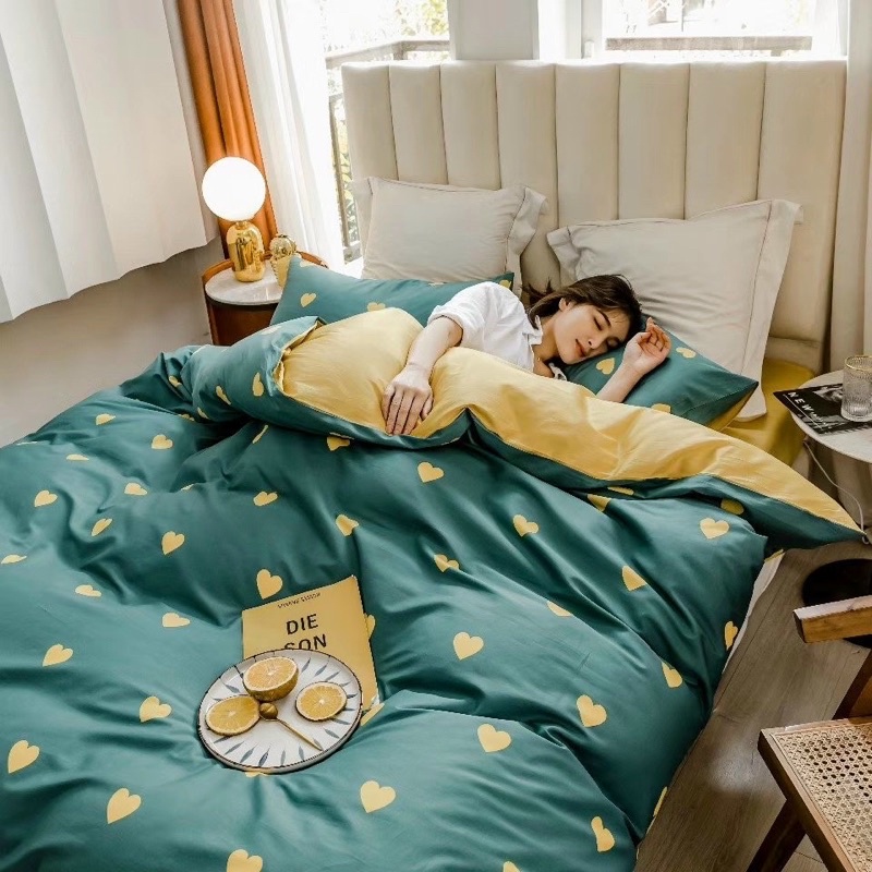 Bộ Chăn Ga Gối COTTON 60s 4 Món (Tencel Hoa 40s) mẫu mới 2020