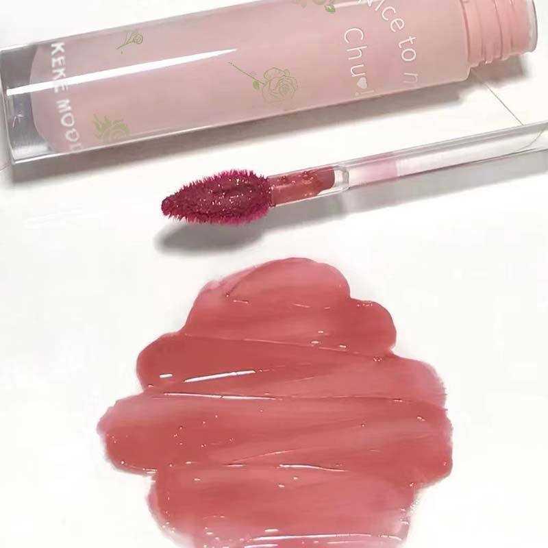 Son Bóng 3D Hương Trái Cây Lâu Trôi Chống Thấm Nước KEKE MOOD