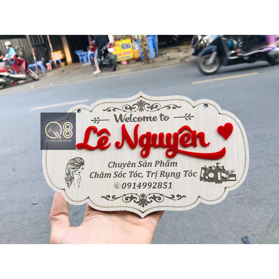 Bảng gỗ mini - bảng treo shop - tay cầm chụp sản phẩm | BigBuy360 - bigbuy360.vn