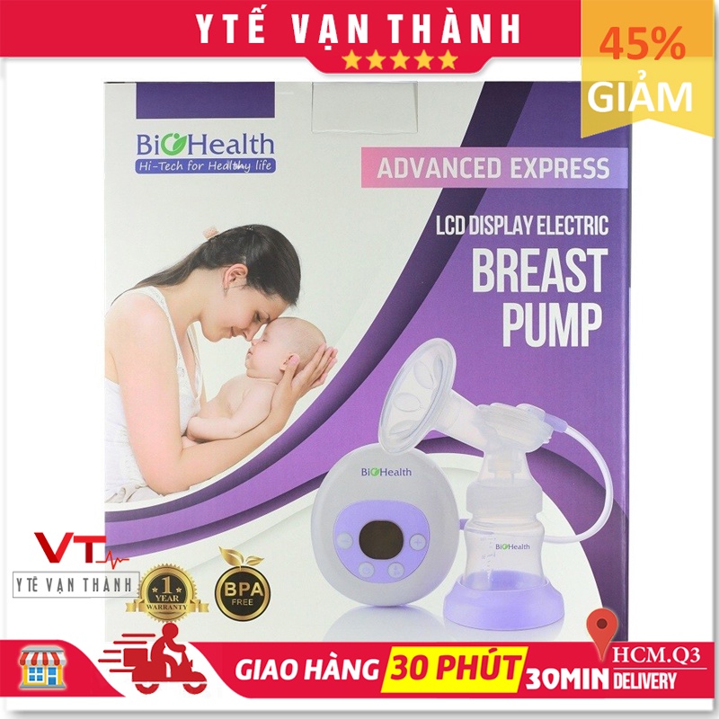 ✅ Máy Hút Sữa Điện Đơn: BioHealth AE Basic (Chính hãng 100% - BH 1 Năm) - VT0069