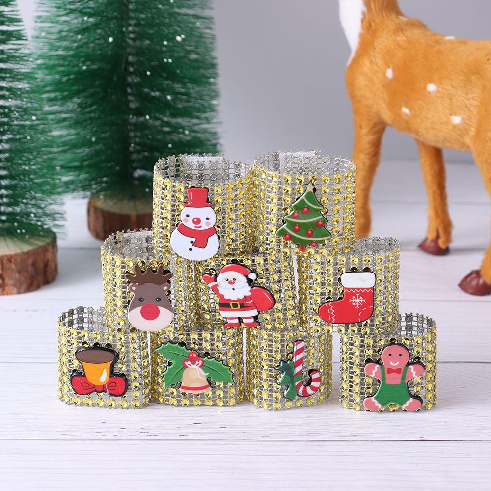 Vòng Giữ Khăn Ăn Trang Trí Bàn Ăn Nhà Hàng / Giáng Sinh