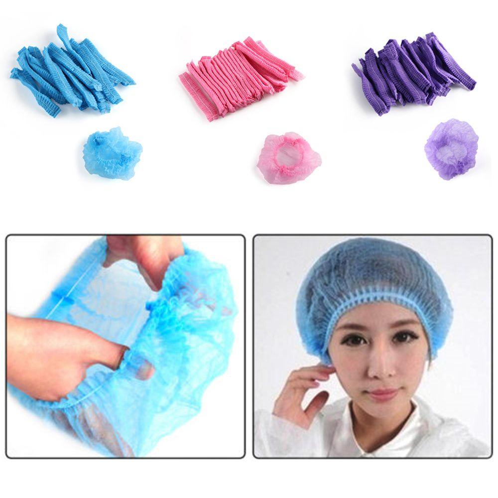 SUSANS 200Pcs Sterile Hair Caps New Disposable Security Protection Catering Hat