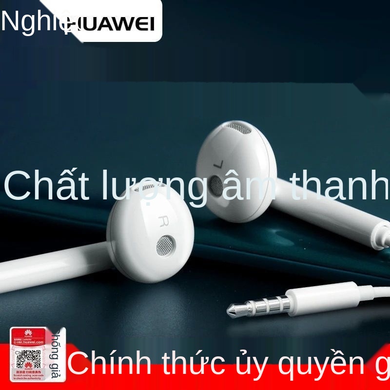 Tai nghe chính hãng Huawei AM115 bán trong tai điều khiển có dây với lúa mì 8x thưởng thức 10 vinh quang 9 lúa mì mang đ