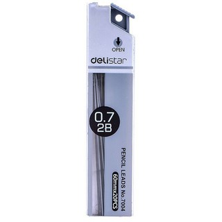 Ruột chì bấm Deli 2B 0.5/0.7mm - E7003/E7004