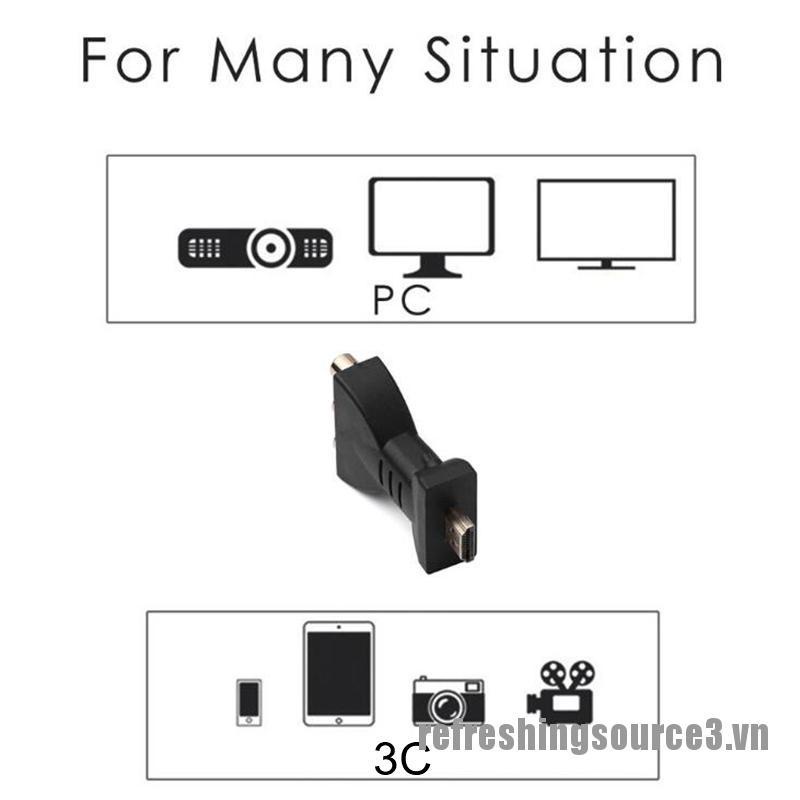 Đầu Chuyển Đổi HDMI 1080p Sang VGA / AV RCA Audio / video Chất Lượng Cao