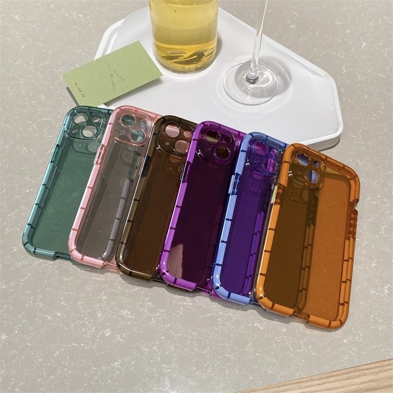 Ốp Điện Thoại Silicone Mềm Trong Suốt Chống Sốc Màu Dạ Quang Cho iPhone 13 11 12 Pro Max 13Pro 11