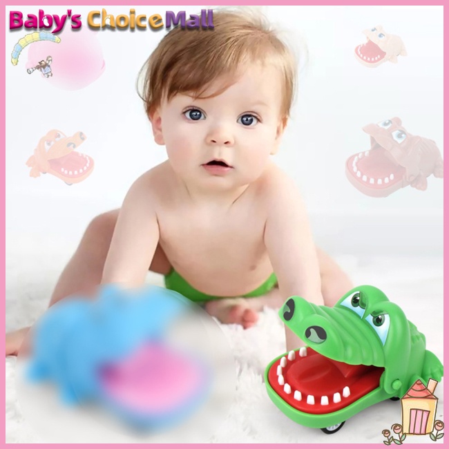 Đồ Chơi Hình Cá Sấu Hoạt Hình Mini Kéo Sau Xe Hơi