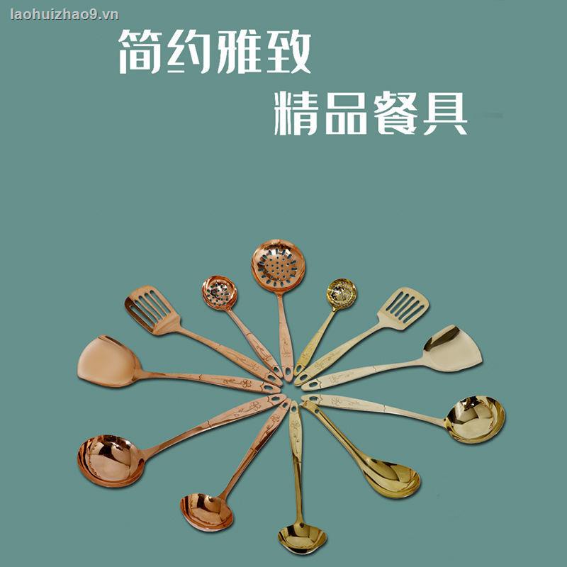 The New-Đồng nguyên chất thìa nấu ăn bằng đồng nguyên chất thìa súp đồng chao đồng nguyên chất bộ đồ ăn bằng đồng nguyên chất bộ đồ ăn đặc biệt để bổ sung đồng