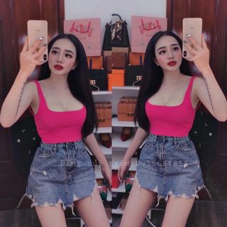 Áo croptop 2 dây hở lưng_cachuashophcm