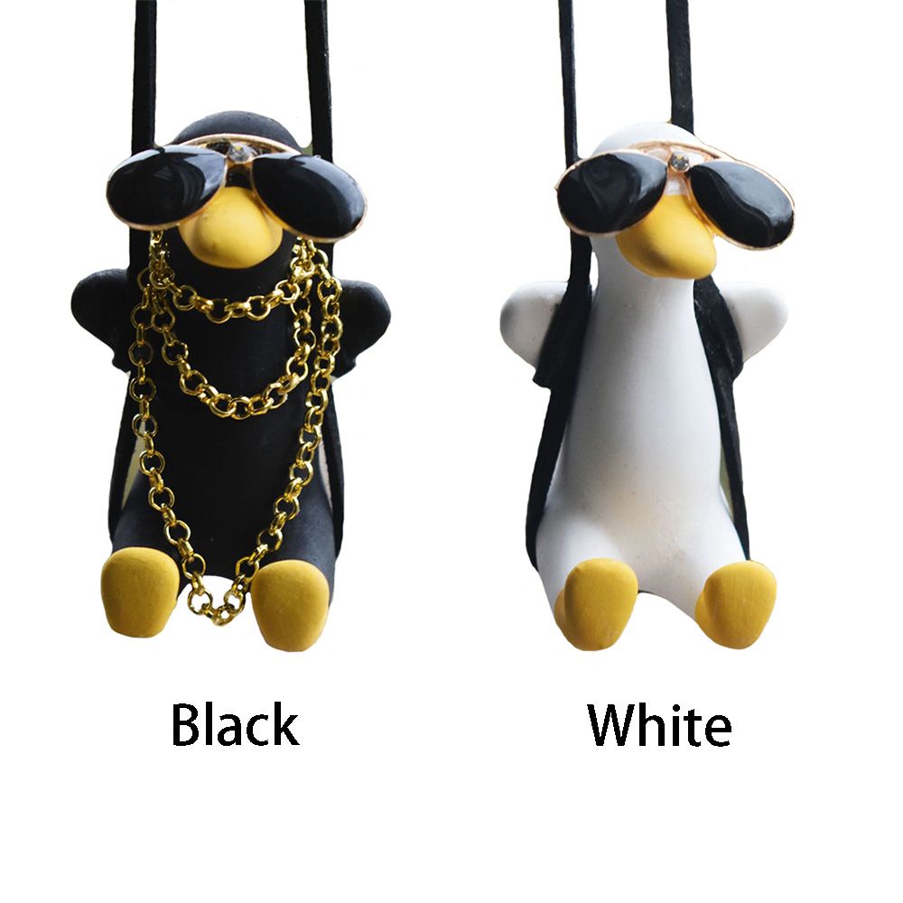 Phụ kiện treo trang trí xe hơi hình chú vịt dễ thương ngộ nghĩnh