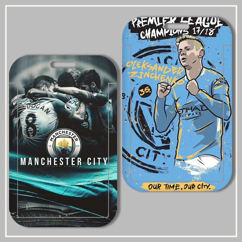 Huy Hiệu Đá Banh Manchester City Dùng Để Bảo Vệ Thẻ Số Học Sinh