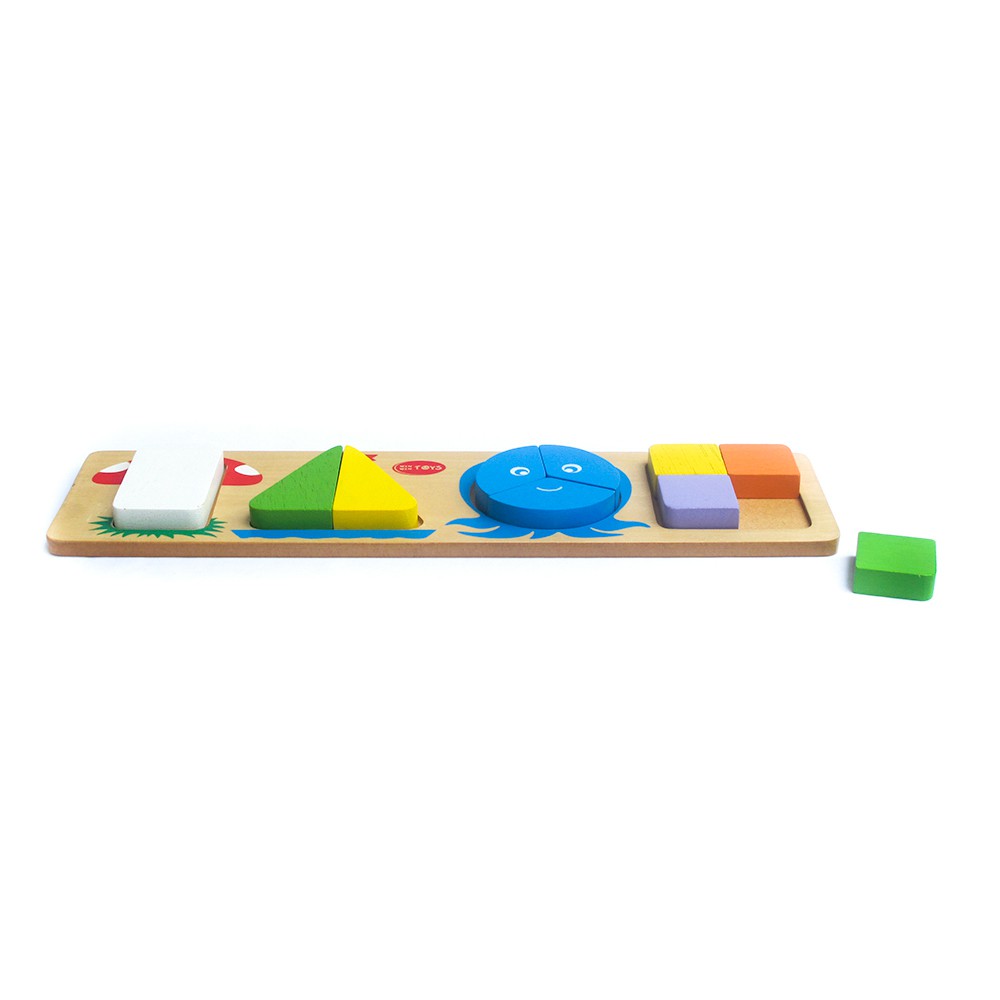 Đồ chơi gỗ Winwintoys - Bộ sưu tập các hình khối cơ bản 69052