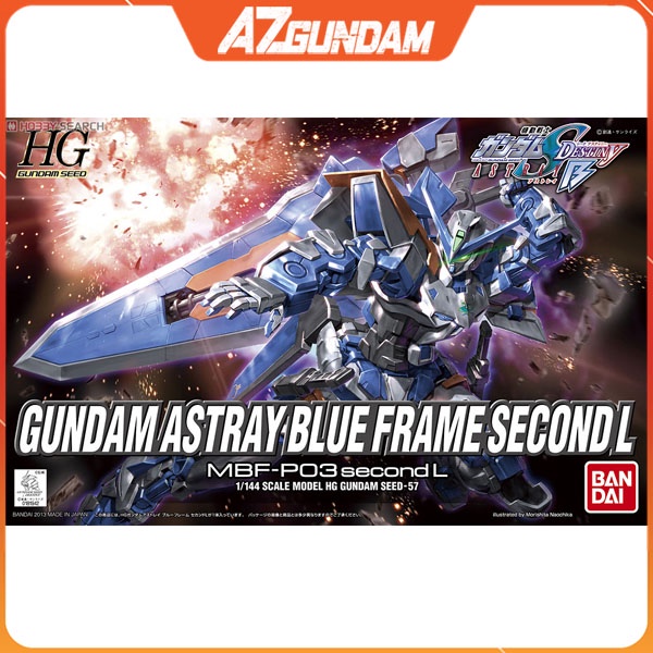 Mô Hình Gundam HG Astray Blue Frame Second L Series HG Seed Tỉ Lệ 1/144