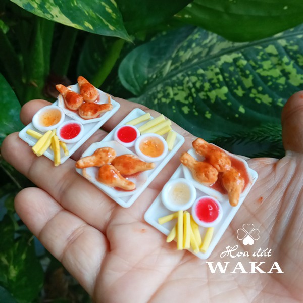 Gà Rán Mini Food 01- Mô hình 1/12