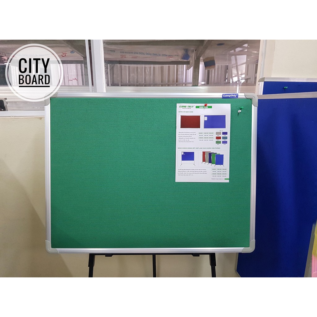 Bảng ghim tài liệu , KT: 80x120cm, 100x120cm dòng Standard - Bảng Cường Thúy,